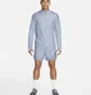 Кофта чоловіча Nike Mens 1/2-Zippered Running Top Light Blue DD6028-493
