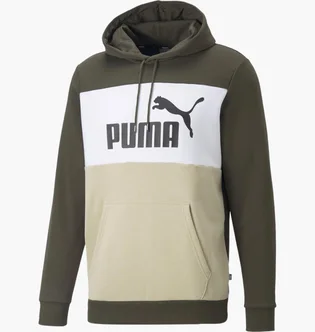 Худі чоловіче Puma Essentials+ Colorblock Olive 670168-64