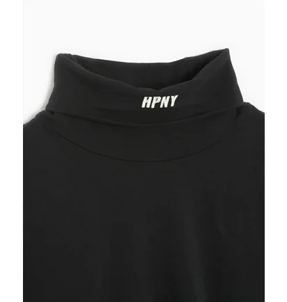 Світшот чоловічий Heron Preston Hpny Embroidered Rollneck Sweater Black HMAB027C99JER0021001