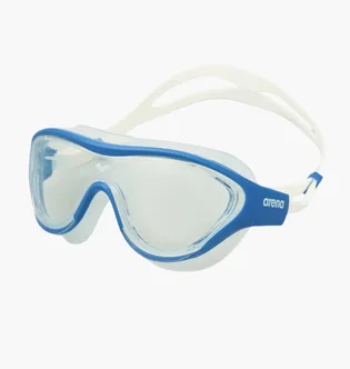 Окуляри для плавання унісекс Arena The One Mask White/Blue 003148-101