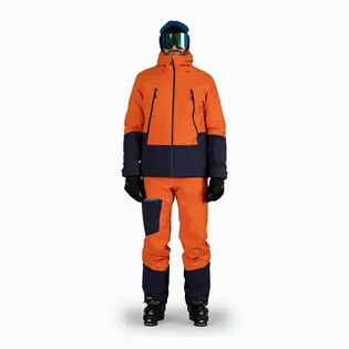 Куртка чоловіча CMP Fix Hood Twill Orange/Blue 34W2037-B595