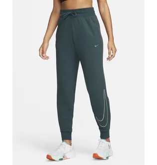 Штаны женские Nike Dri-Fit One High-Waisted 7/8 French Terry Graphic Pants Turquoise FB5575-328