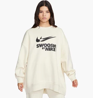 Світшот жіночий Nike Swoosh Oversized Fit Beige FZ4631-113