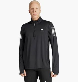 Кофта мужская Adidas Own The Run Half-Zip Jacket Black IN1490