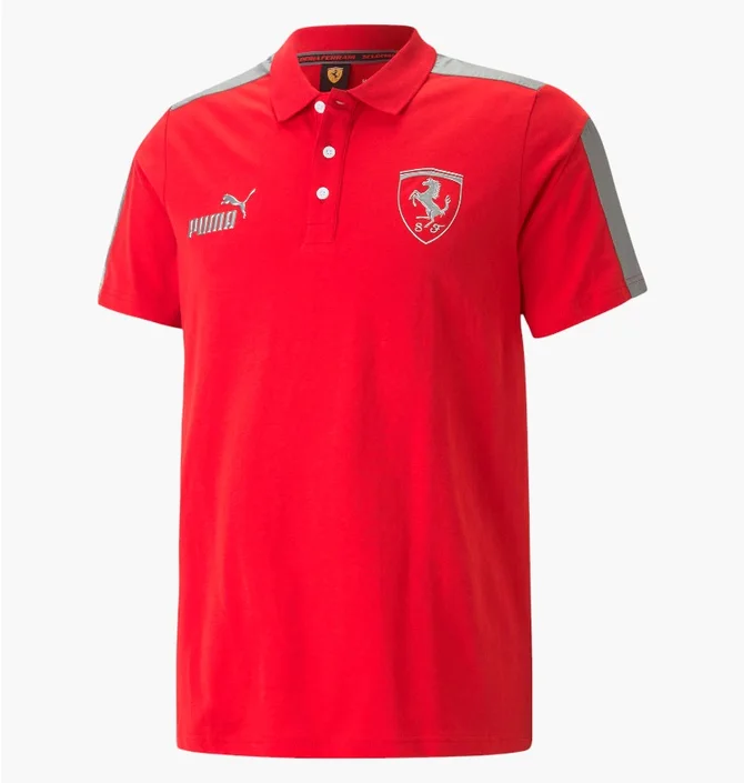 Поло мужское Puma Ferrari Race Mt7 Red 538207-02