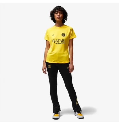 Футболка женская Air Jordan X Psg 22/23 Pre-Match 4Th Dri-Fit Ss Shirt Yellow DR4913-720