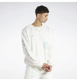 Світшот чоловічий Reebok Classics Good Vibes White HT6116