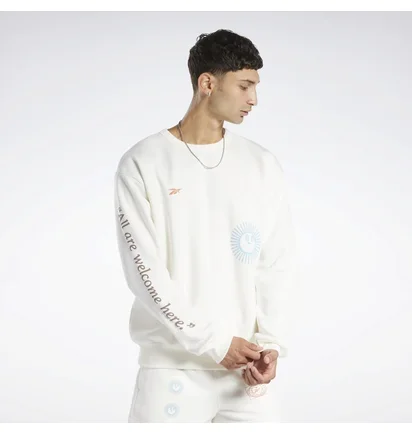 Свитшот мужской Reebok Classics Good Vibes White HT6116