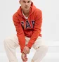 Худи мужское Gap Logo Zip Hoodie Orange 546879421