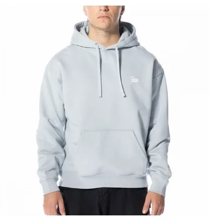Худи мужское Patta Basic Hooded Sweater Light Blue POC-BC23-HS-021
