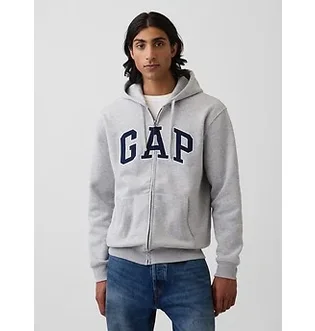 Толстовка унісекс Gap Vintagesoft Arch Logo Grey 715005321