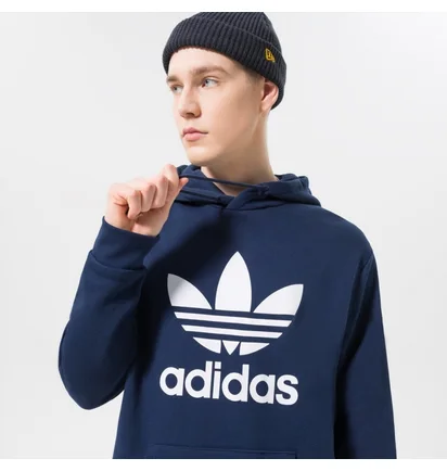 Худі чоловіче Adidas Trefoil Hoody Blue HK5298