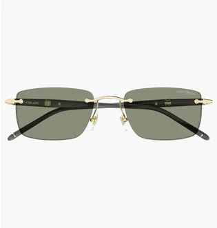 Солнцезащитные очки MONT BLANC Green/Gold MB0344S-005-54