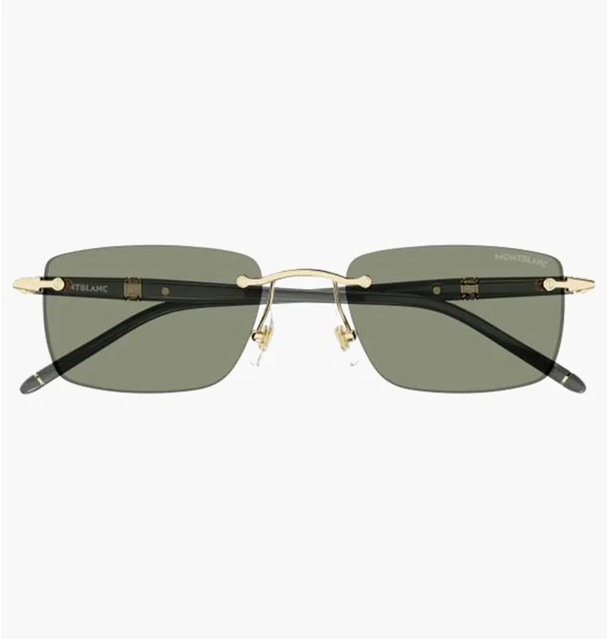 Сонцезахисні окуляри MONT BLANC Green/Gold MB0344S-005-54