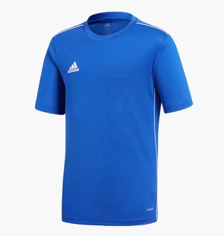Футболка детская Adidas Core18 Jsy Y Blue CV3495
