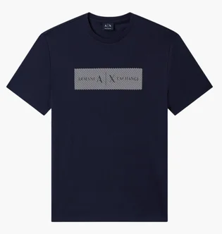 Футболка мужская Armani Exchange Logo Blue XM002505-AF10356-UB101