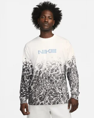 Свитшот унисекс Nike Kukini Long-Sleeve Tee White/Grey FB3030-100
