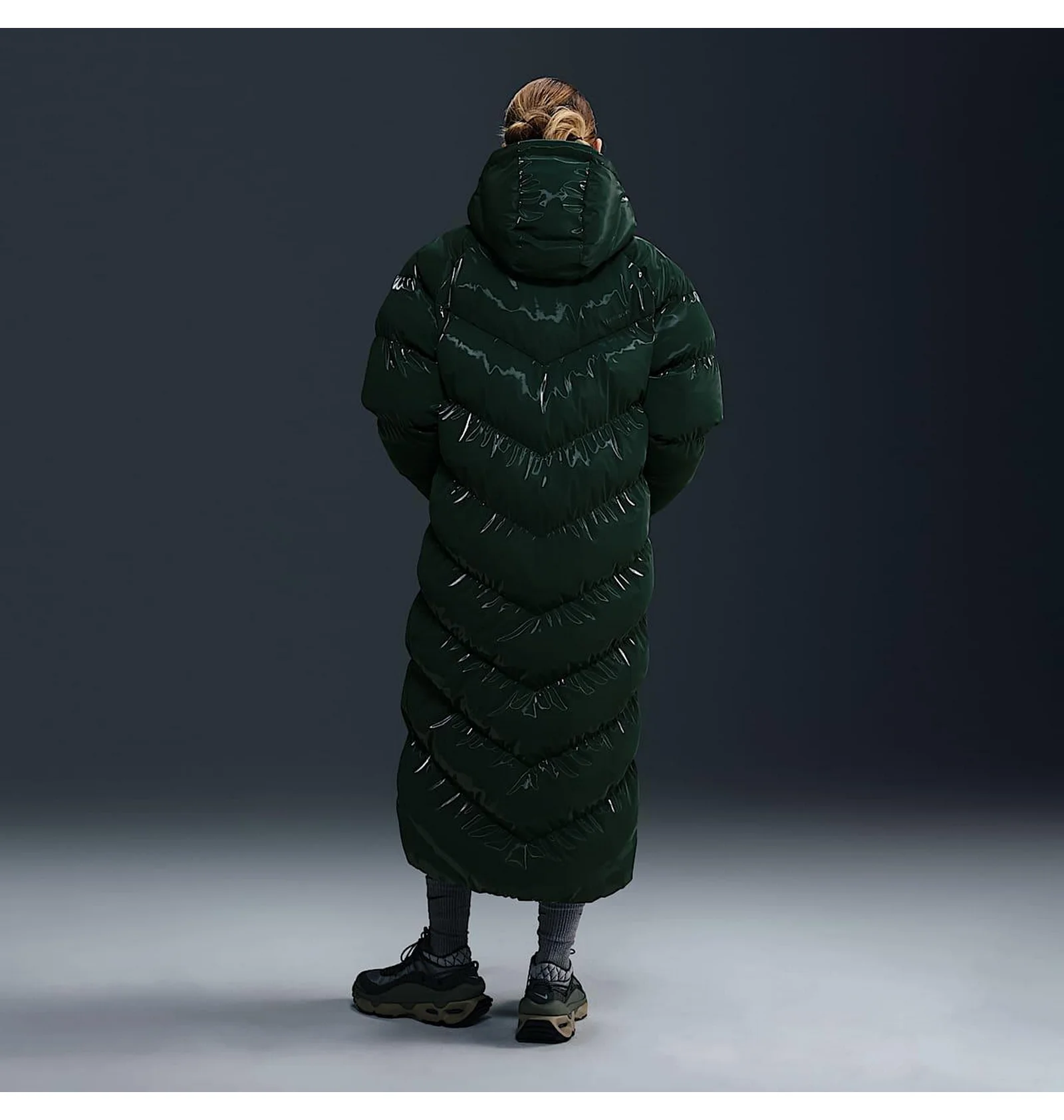 ᐉ Парка жіноча Nike Nsw Tf Os Shn Snfl Wnpfr Pka Green FV7827-338