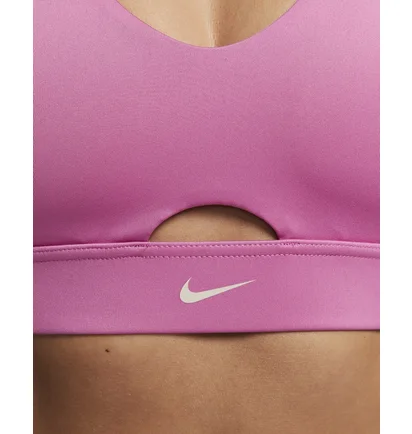 Топ женский Nike Indy Plunge Cutout Pink Dv9837-665