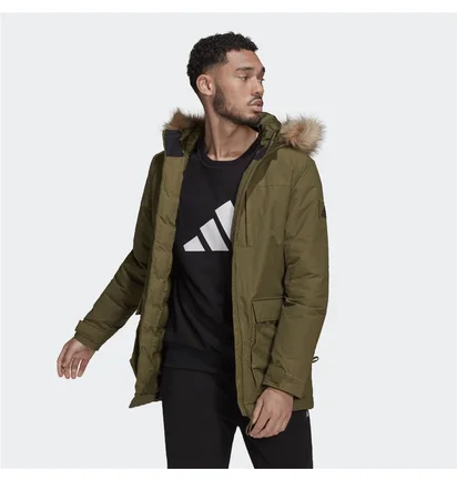 Парка чоловіча Adidas Utilitas Hooded Parka Olive GT1700