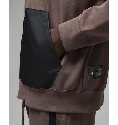 Спортивний костюм чоловічий Air Jordan X Paris Saint-Germain Full Zip-Fleece Hoodie Brown Dn6150-291&Dm3094-291