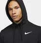 Толстовка чоловіча Nike Dry Men's Dri-FIT Hooded Fitness Full-Zip Black CZ6376-010