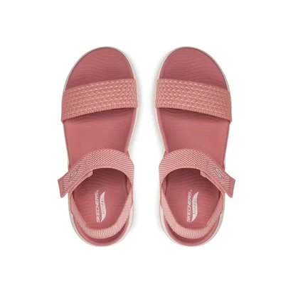 Сандали женские Skechers Go Walk Arch Fit Pink 140264-ROS