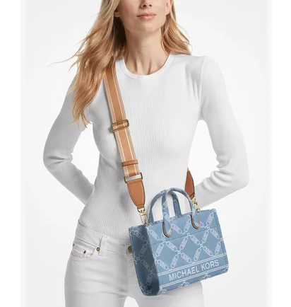 Сумка жіноча Michael Kors Gigi Small Empire Logo Blue 30S3G3GM5J-BLUE-85366