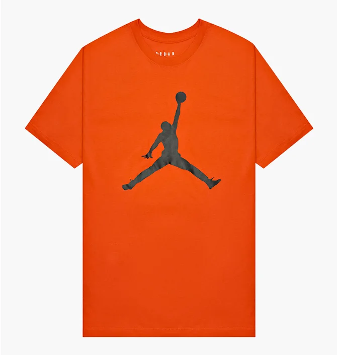 Футболка мужская Air Jordan M J Jumpman Ss Crew Orange CJ0921-803