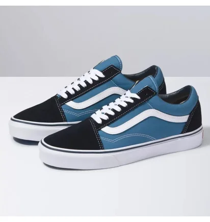 Кеды унисекс Vans Old Skool Black/Blue VN000D3HNVY
