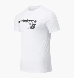 Футболка чоловіча New Balance Classic Core Logo White MT03905WT
