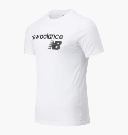Футболка чоловіча New Balance Classic Core Logo White MT03905WT