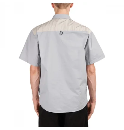 Рубашка унисекс Liberaiders Lr Utility S/S Shirt Grey 712032201