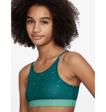 Топ детский Nike One Older Sports Bra Green FD4852-381