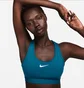 Топ женский Nike Swoosh Medium Support Blue DX6821-457