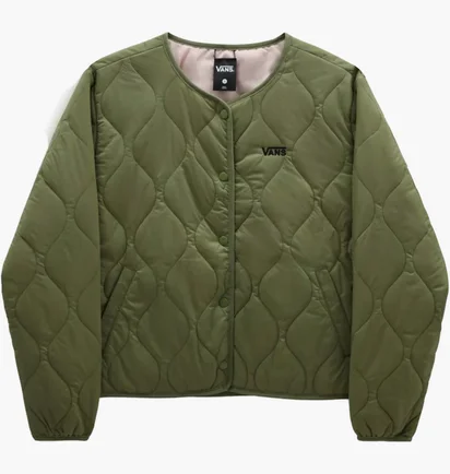 Куртка женская Vans Forces Os Short Rev Liner Jacket Green VN0A7RNGCDK