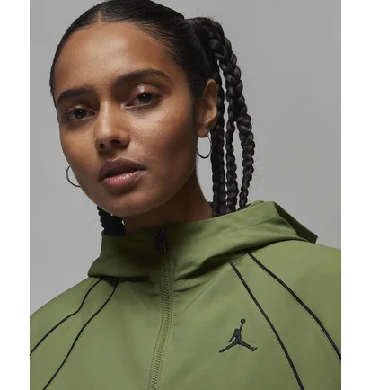Толстовка женская Air Jordan Woven Lined Jacket Green FD7869-340