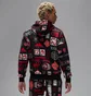 Спортивный костюм мужской Air Jordan Essentials Printed Fleece Black HM7254-010__HM7257-010