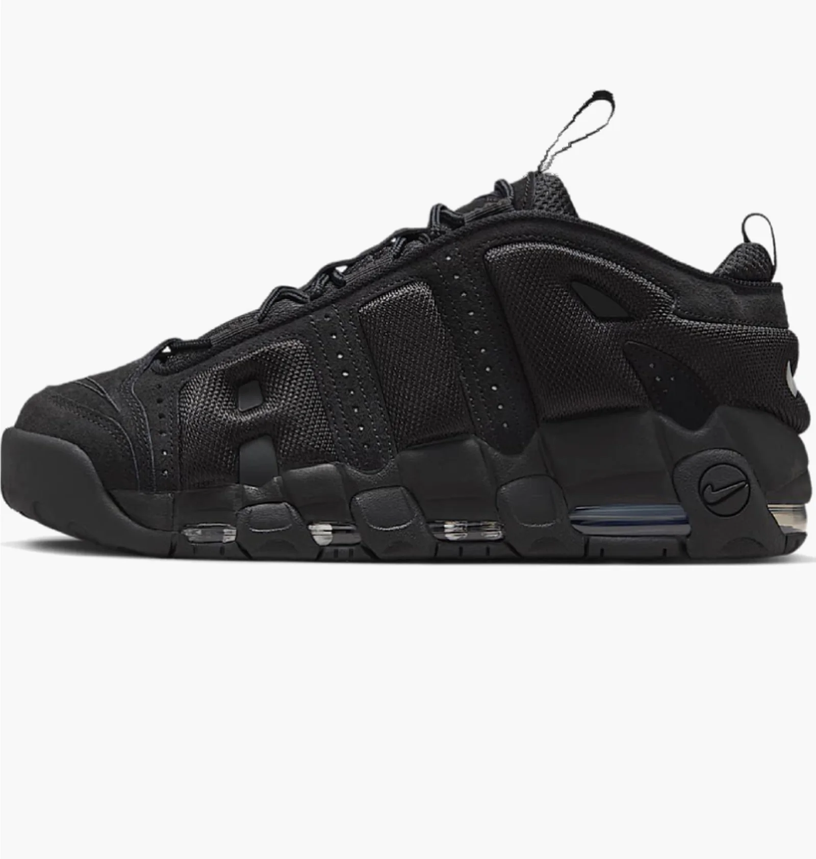 NIKE ナイキ AIR MORE UPTEMPO US9 27cm ᐉ Кроссовки мужские Nike Air More Uptempo Low Black Cat Black