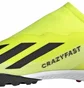 Сороконожки унисекс Adidas X Crazyfast League Ll Tf Yellow IF0694