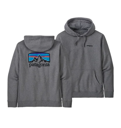 Худи мужское Patagonia Fitz Roy Horizon Uprisal Hoodie Grey 39619GLH