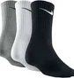 Носки унисекс Nike (3 пары) Lightweight Crew Black/Grey/White Sx4704-901