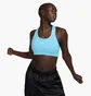 Топ женский Nike Swoosh WomenS Medium-Support 1-Piece Pad Sports Bra Light Blue BV3636-416