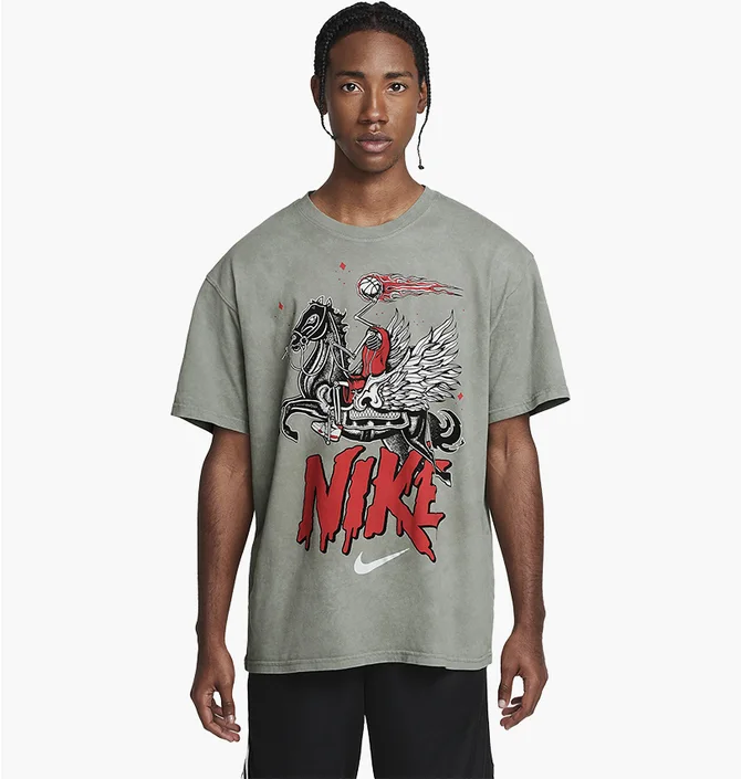 Футболка чоловіча Nike Tee M90 Oc 2 Grey HF6199-029
