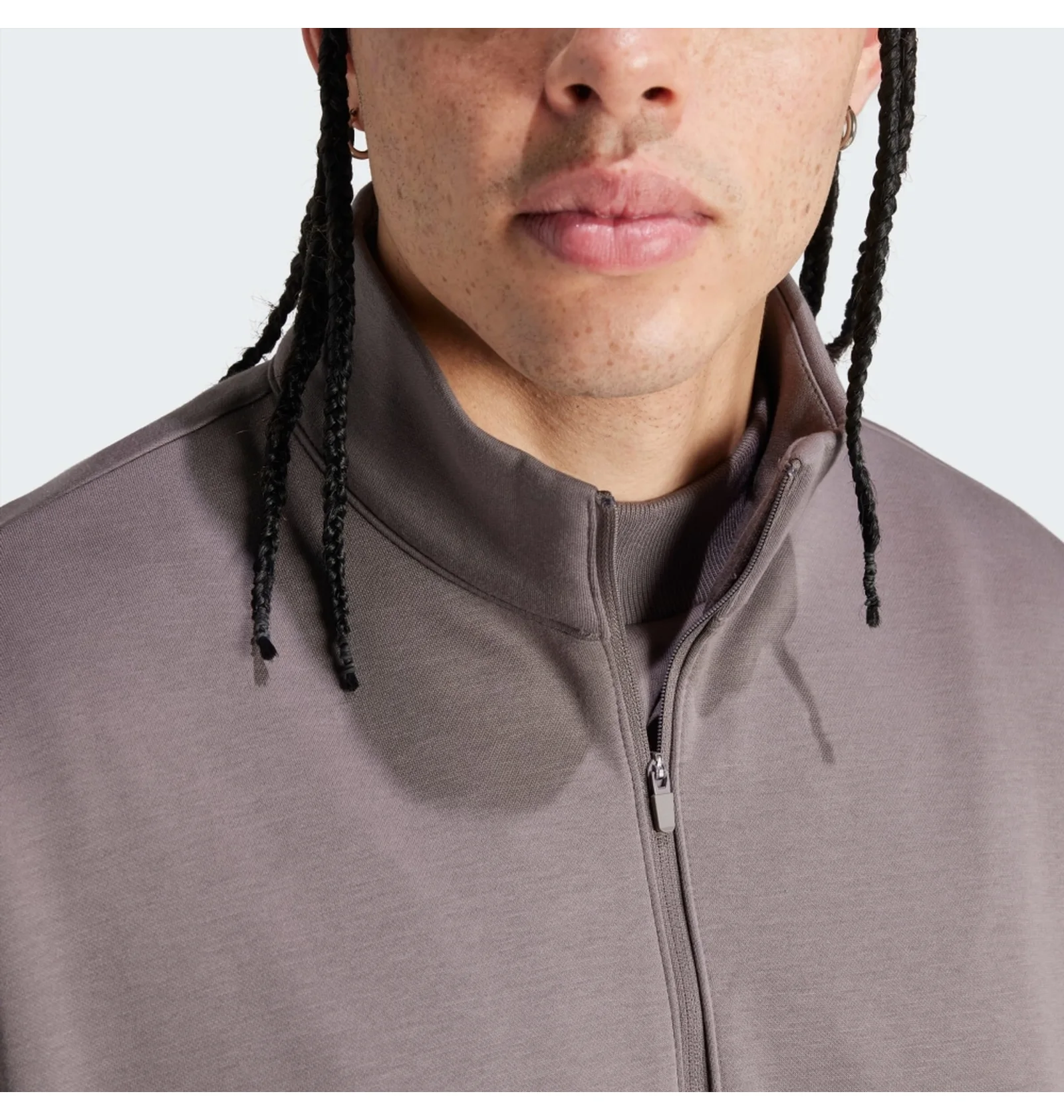 ᐉ Кофта унісекс Adidas Basketball Half-Zip Brown IW1627
