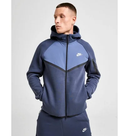 Толстовка чоловіча Nike Tech Fleece Blue IH4302-437