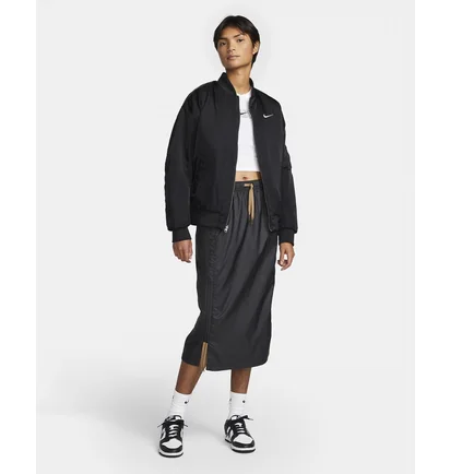 Бомбер жіночий Nike Sportswear Varsity Bomber Jacket Black Dv7876-010