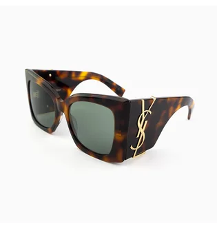 Солнцезащитные очки женские SAINT LAURENT Green/Brown SL-M119-BLASE-002-54