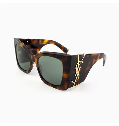 Сонцезахисні окуляри жіночі SAINT LAURENT Green/Brown SL-M119-BLASE-002-54
