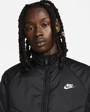 Куртка чоловіча Nike Wr Tf Midweight Puffer Black FB8195-010